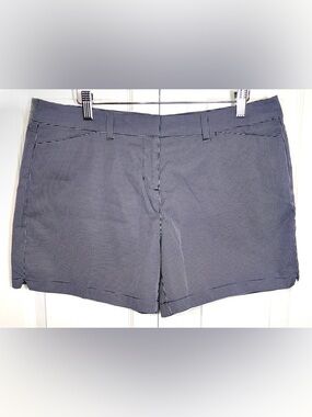 Grand Slam Performance Golf Shorts Womens Black White Check Stretch size 12